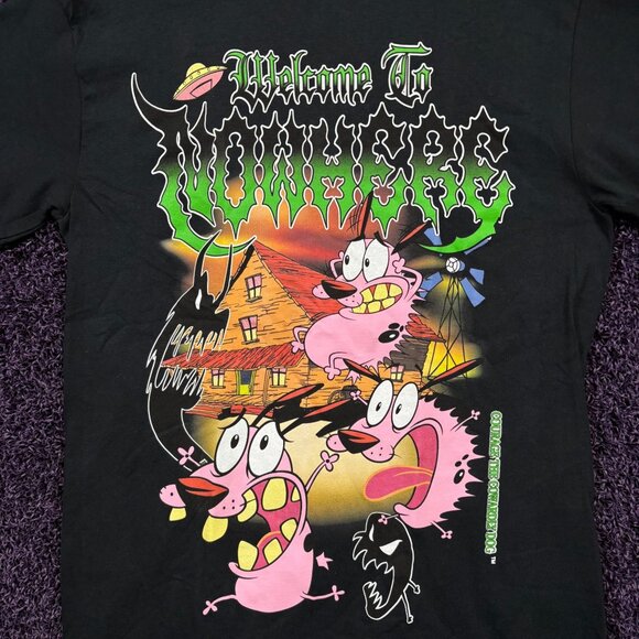 Courage the Cowardly Dog Welcome To Nowhere T-Shirt Size Medium - Picture 2 of 4